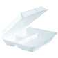 Foam Lunch Box 3 Compartment (100pcs)