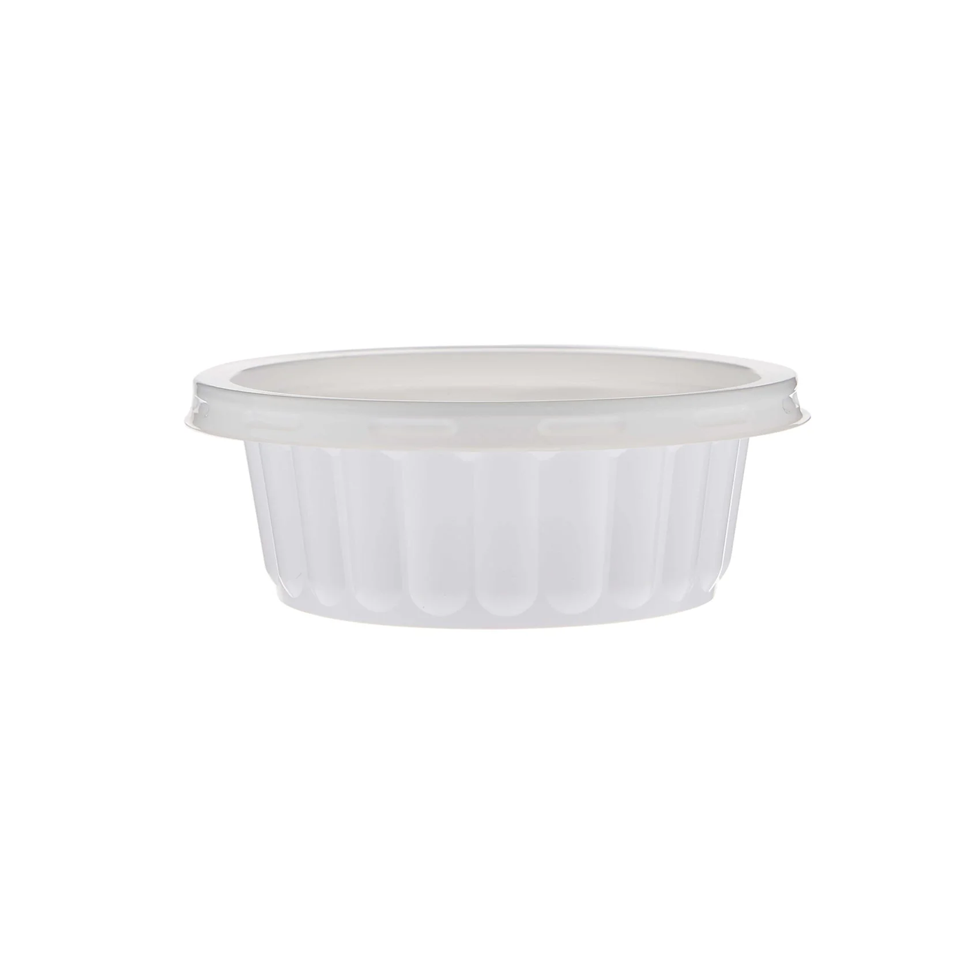 Plastic Bowl & Lid PP White (1000pcs)