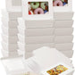 White Lunch Box & Window - PE Coated (200pcs)
