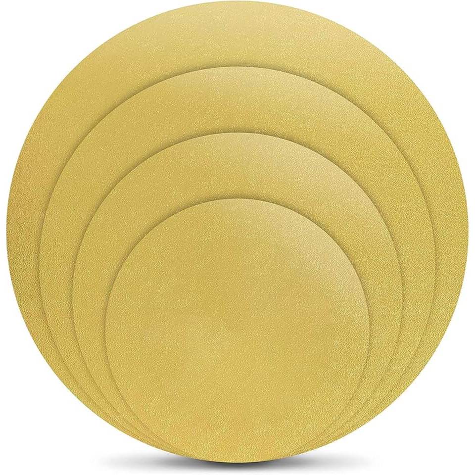 Cake Board Round Gold (50pcs)