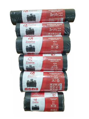 Biodegradable Garbage Bags 60cmx90cm, 30 Gallon 20Pcs Roll
